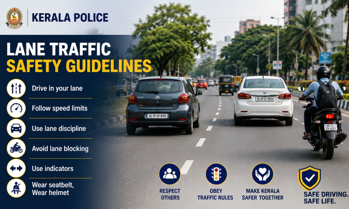 Kerala Police traffic safety guidelines: Strict rules issued for two-wheeler lane discipline on highways; check details