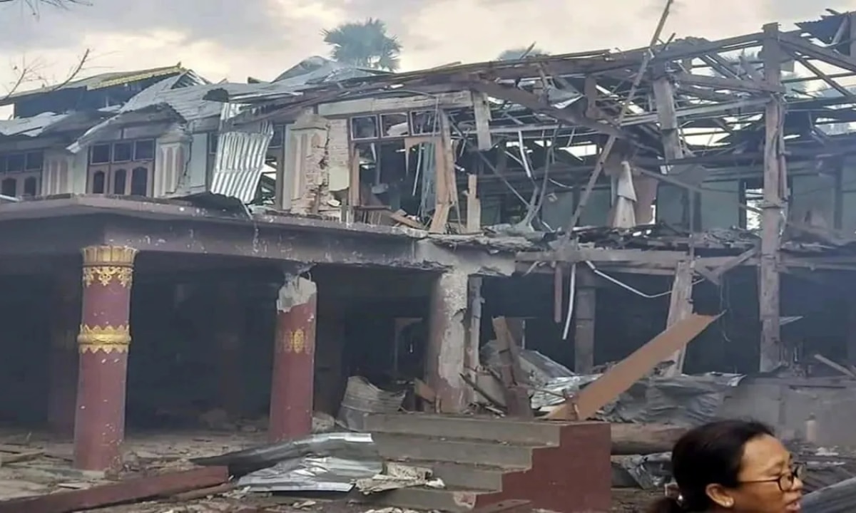 14 killed, 20 others injured as massive airstrike hits Myanmar's Buddhist monastery