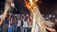 Ranchi: Protesting students burn effigies of Hemant Soren, Rahul Gandhi, and Tejashwi Yadav; govt sends fresh invitation for talks