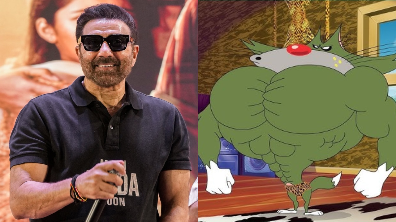 Sunny Deol recreates viral ‘Papa Hu Papa’ dialogue from Oggy and the Cockroaches, fans can’t keep calm - Watch video
