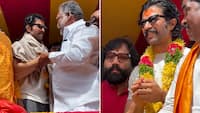 Vijay Deverakonda, Sandeep Reddy Vanga celebrate Bonalu festival in Hyderabad, offer prayers at Lal Darwaza temple - Watch