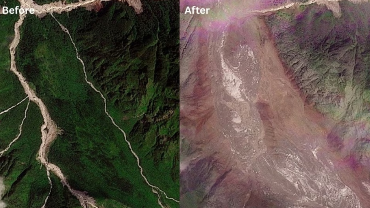 162 dead, 750 missing: Satellite images show Nepal before and after massive flash flood disaster