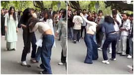 26-second viral video: Young women pull hair, throw punches at each other over making reels in Bengaluru park