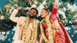 Ahaana Krishna-Nimish Ravi wedding: Actor shares intimate photos, writes ‘My Best Friend... now Husband!’