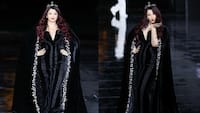 Aishwarya Rai Bachchan makes regal statement in black velvet gown at Paris Fashion Week