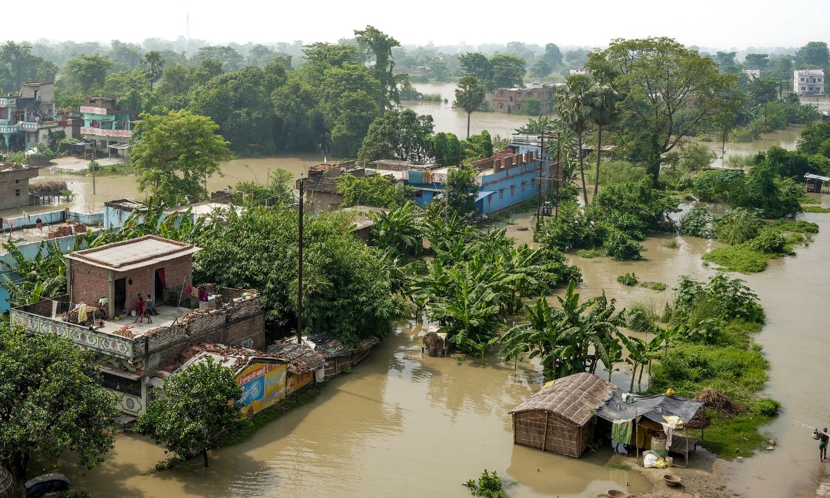 Bihar flood alert: Danger rises in 5 Bihar districts as rivers breach danger mark; CM Samrat Choudhary surveys affected areas