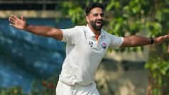 Auqib Nabi dismisses India teammate Kuldeep Yadav for his maiden County Championship wicket - WATCH