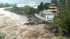 Heavy rain triggers Bagmati River overflow in Nepal, fresh visuals show rising waters