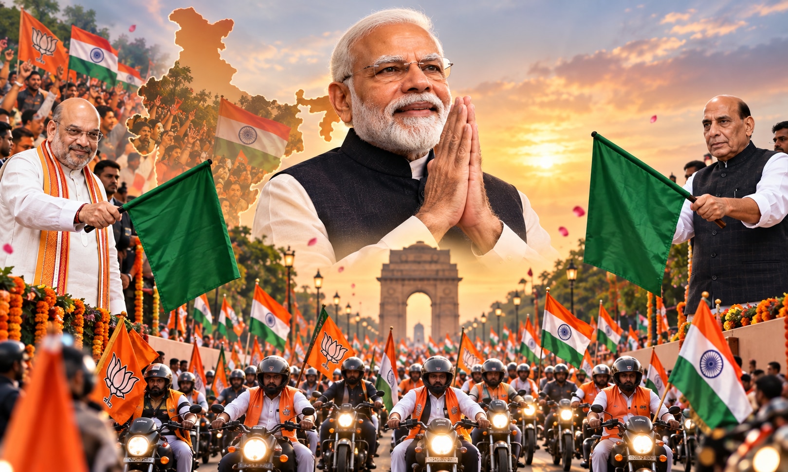 BJP plans nationwide events to mark PM Modi's birthday today; Shah, Rajnath to flag off bike rallies