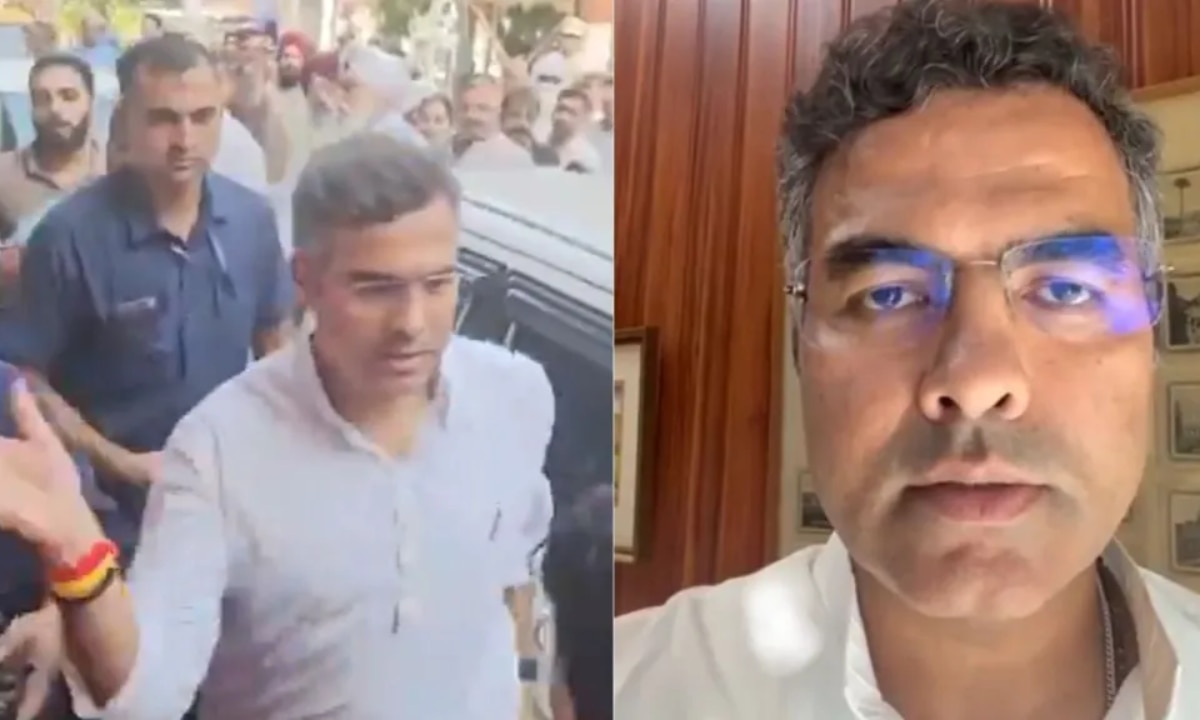 Delhi PWD Minister Parvesh Sahib Singh slaps man in public, regrets | Watch viral video