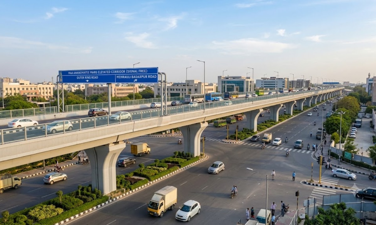 No more traffic jams in South Delhi! Delhi LG approves new elevated corridor on Maa Anandmayee Marg