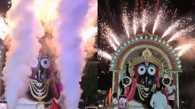 Ganesh idol inspired by Mahaprabhu Jagannath leaves Gujarat devotees intrigued | WATCH