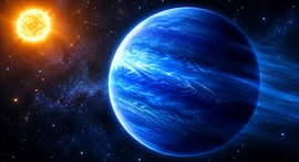 NASA की बड़ी खोज! धरती से 63 प्रकाशवर्ष दूर मिला रहस्यमयी नीला ग्रह, क्या वहां भी लबालब भरा है पानी?