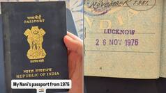 Woman's post on grandmother's 1976 passport leaves internet nostalgic | Viral