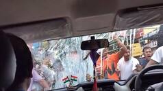 Kunal Ghosh's car attacked: Eggs, stones thrown at TMC MLA on his way to Mamata's rally