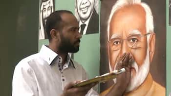 BRICS Summit 2026: Amritsar artist’s massive painting of PM Modi, world leaders | Viral