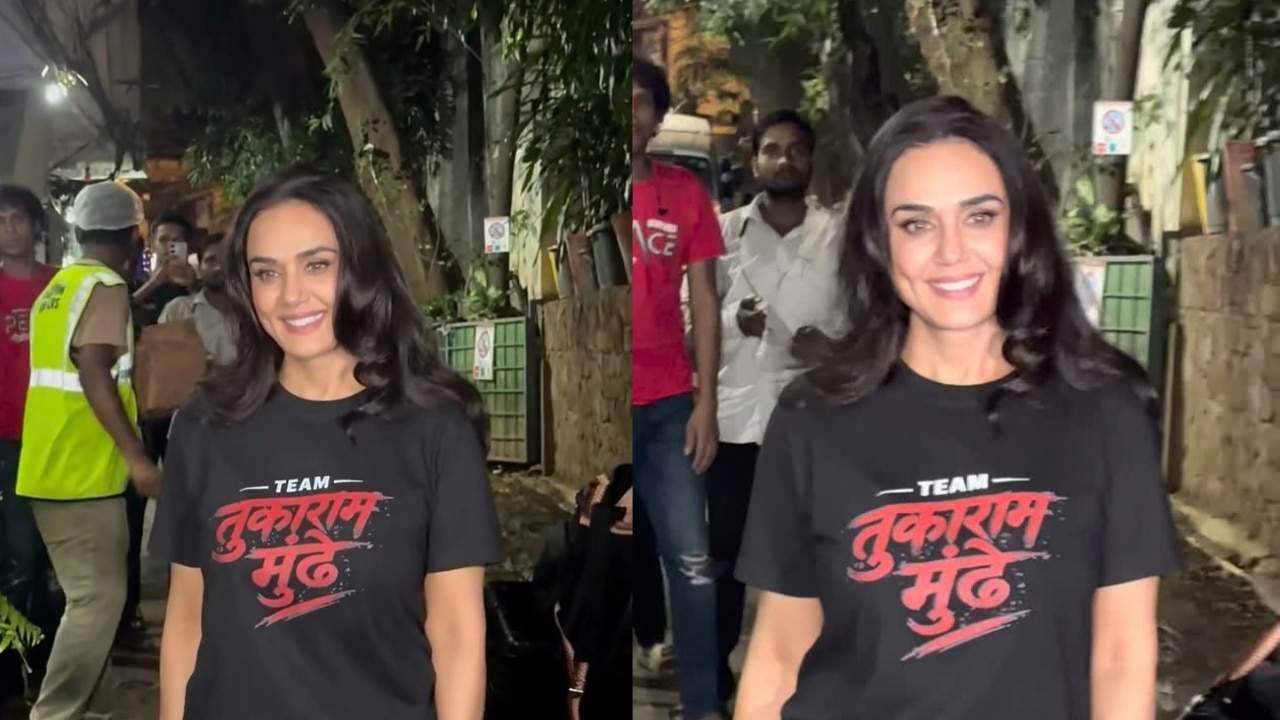 Preity Zinta leaves fans surprised in ‘Team Tukaram Mundhe’ T-shirt, shows support for Maharashtra FDA Commissioner amid his food safety crackdown