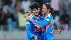 WATCH: Shree Charani's two-wicket over turns the match in India's favour against Pakistan