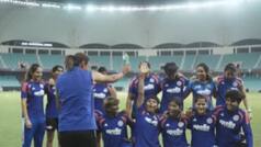 WATCH: Team India lifts bottle in celebration after not receiving trophy from Mohsin Naqvi