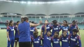 WATCH: Team India lifts bottle in celebration after not receiving trophy from Mohsin Naqvi