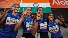 Asian Games 2026: Women's relay team brings India's first gold medal in athletics
