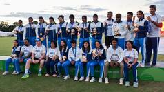 Asian Games 2026 Day 3 Highlights: Indian men's hockey team thrash Sri Lanka 16-1; Women's cricket team wins India's first gold