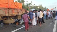 Eight engineering students from Tamil Nadu killed in road accident in Kerala's Thrissur, Firefighters cut through wreckage to rescue victims