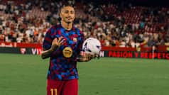 Raphinha's tremendous hat-trick against Sevilla keeps Hansi Flick's FC Barcelona unbeaten in La Liga