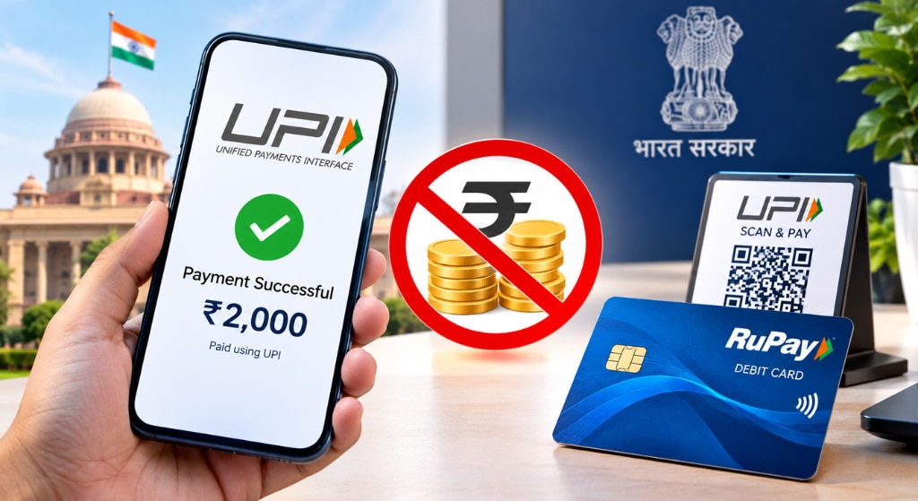 NO UPI charges on personal payments above Rs 2000, check transaction charge on merchant transactions