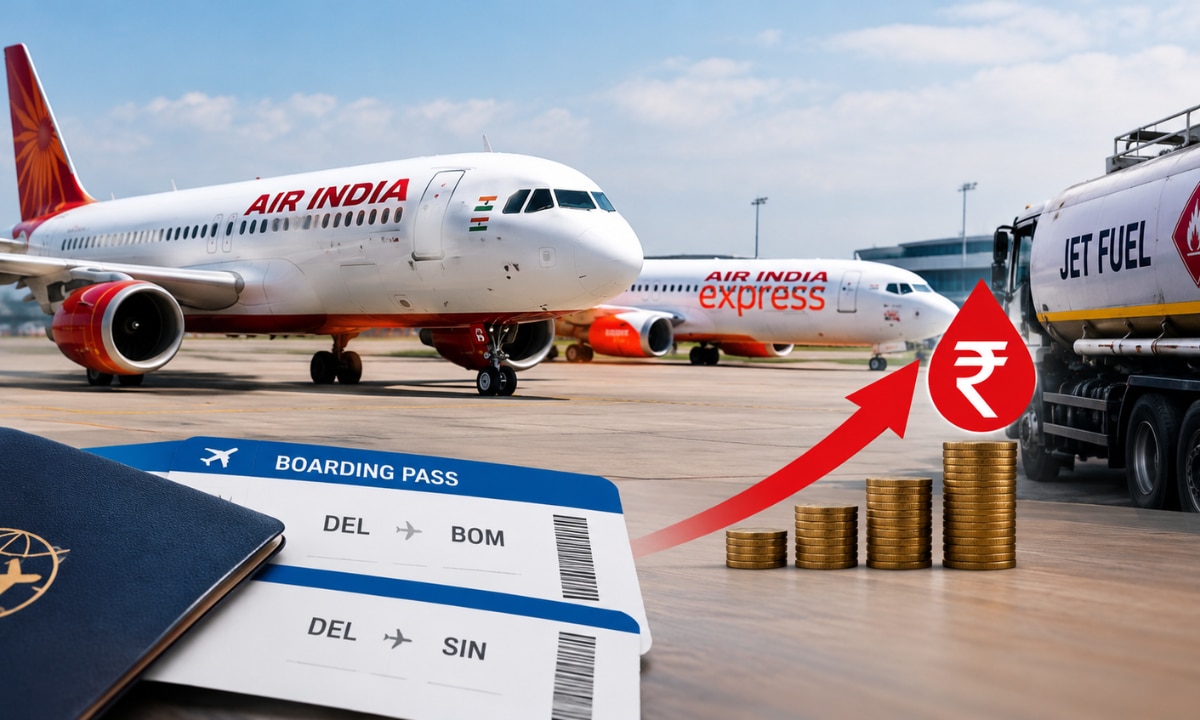 Flight tickets to get costlier as Air India and Air India Express increases fuel surcharges on domestic and select international routes