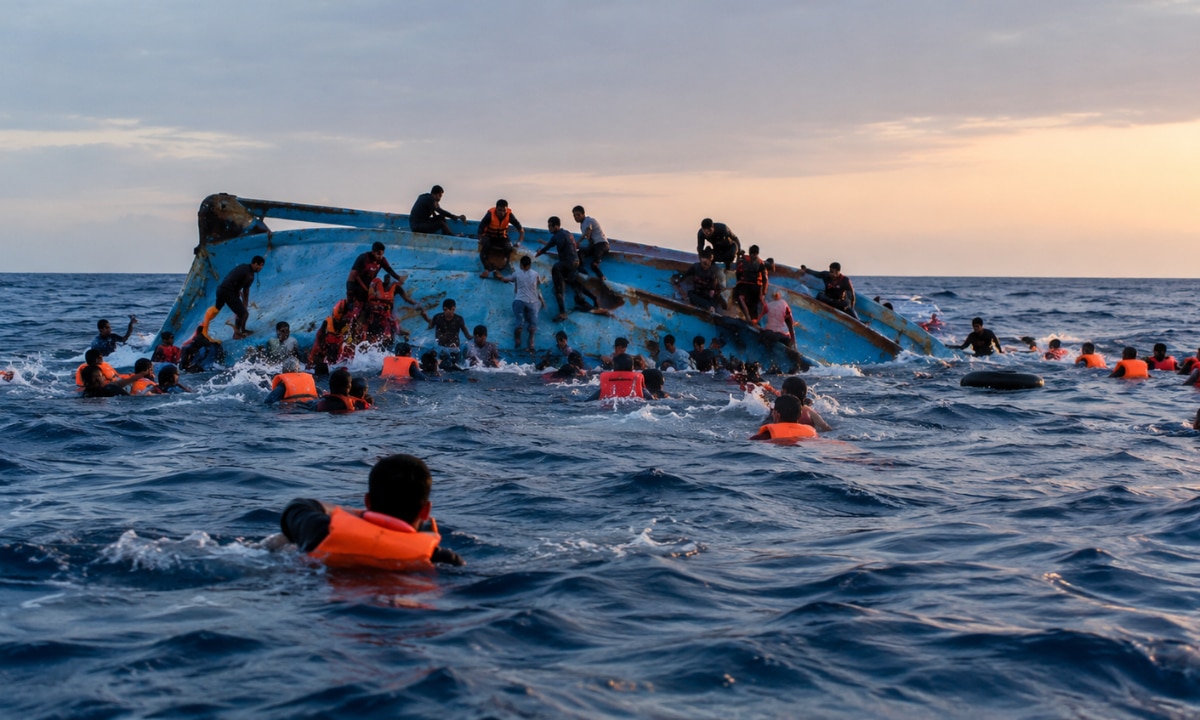 Big accident in Indian Ocean as at least 109 migrants, including 15 children, killed after boat capsizes off Djibouti