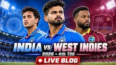 India vs West Indies 2026 4th T20I Match Live Score: Tilak Varma holds Team India hopes in 248 run chase