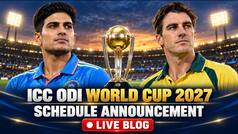 ODI World Cup 2027 Schedule Announcement: India face Pakistan on 10 October