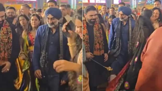 'Cutie paaji': IAF Chief AP Singh's garba moves steal the show at Vadodara Navratri event; WATCH
