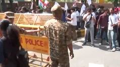 CJP Delhi Protest: 2 policemen injured as stone pelting reported near Jantar Mantar, security personnel detain 50 protesters