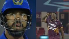 Watch: New Delhi Capitals assistant coach Yuvraj Singh sent off with fiery 'salute celebration' by Sheldon Cottrell